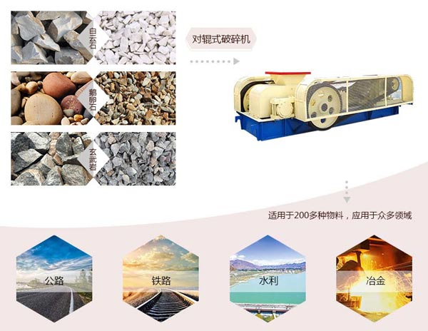 石子對輥式破碎機破碎領域廣 石子對輥式破碎機破碎領域廣