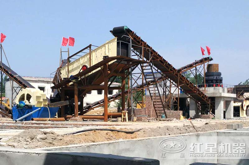 水洗沙機設備生產現場 水洗沙機設備生產現場