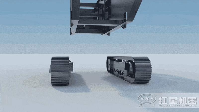 履帶式移動碎石機結構組成
