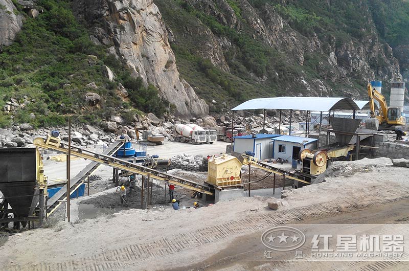 顎破+反擊破+制砂機(jī) 顎破+反擊破+制砂機(jī)