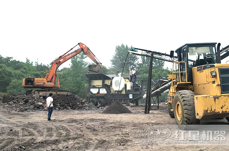 顎式移動破碎站 顎式移動破碎站