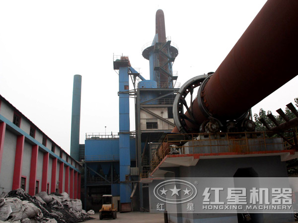 紅星回轉(zhuǎn)窯現(xiàn)場