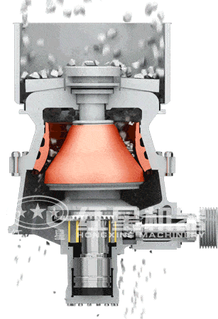 圓錐式破碎機原理