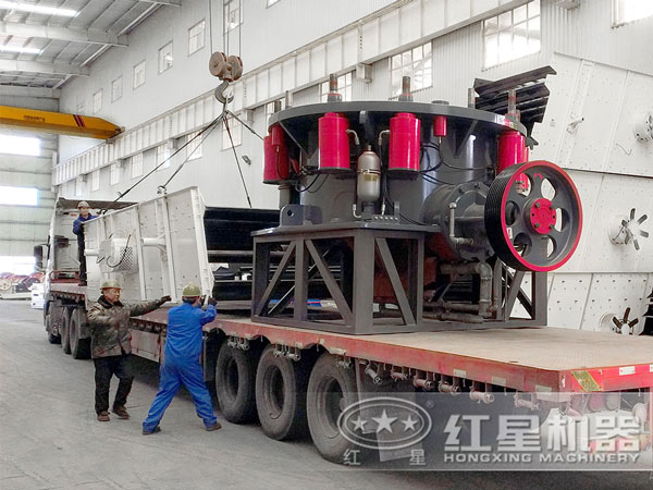 圓錐破碎機組裝發貨圖 圓錐破碎機組裝發貨圖